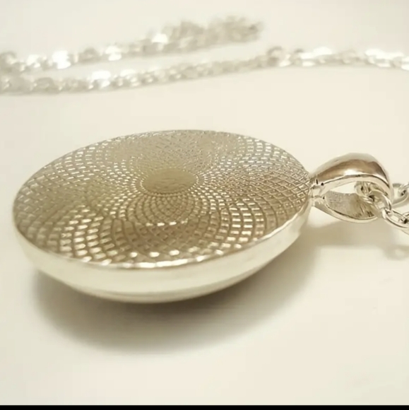 👁️Evil Eye Round Pendant Necklace Protection Unisex Stainless Steel NWT - Picture 6 of 9